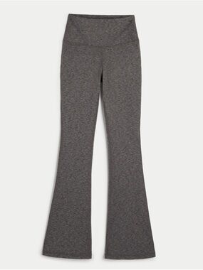 Hollister Gilly Hicks Charcoal Heather Greys Mini Flare Leggings high waist